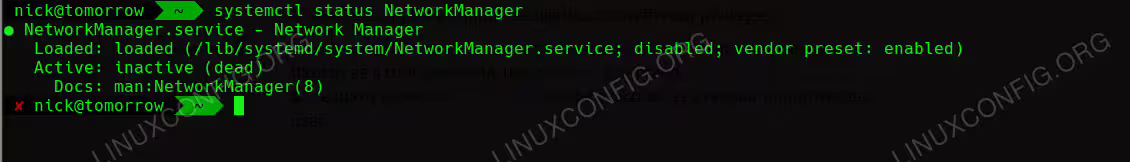 Disable NetworkManager on Debian
