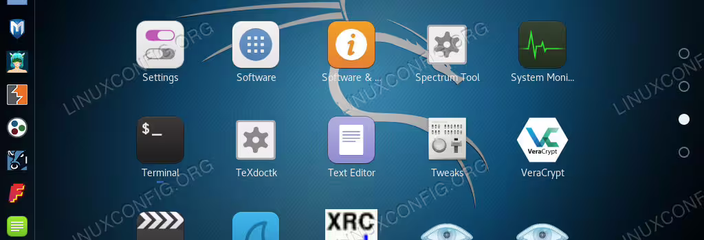 Launch VeraCrypt on Kali Linux