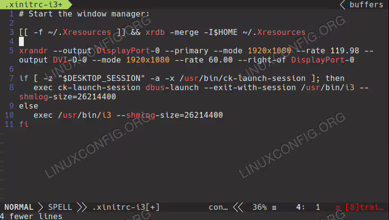 Xinitrc With Xrandr