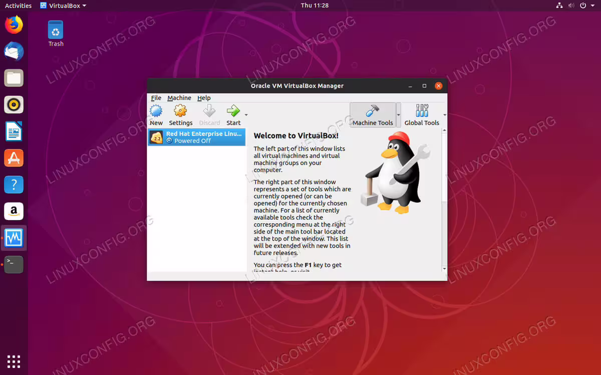 VM Added on VirtualBox