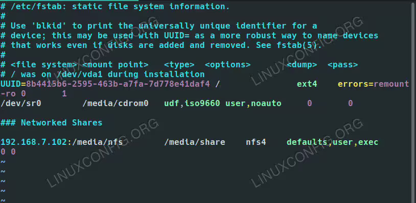 NFS Share on Debian 10