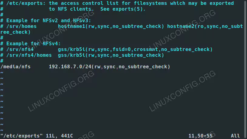 NFS Exports on Debian 10