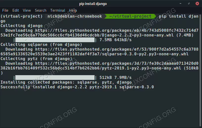 Python Virtual Environment on Debian 10