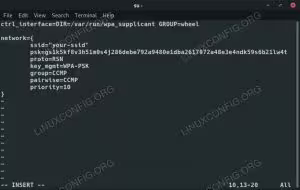 WPA Supplicant Configuration on Debian 10