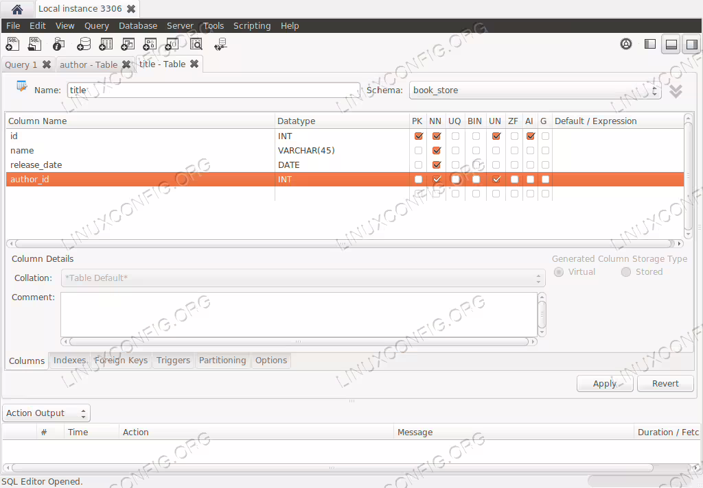 create-title-table