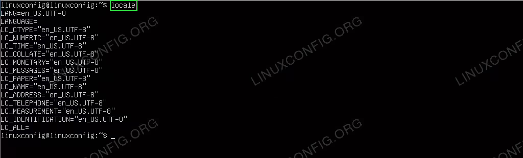 Check the current system language settings