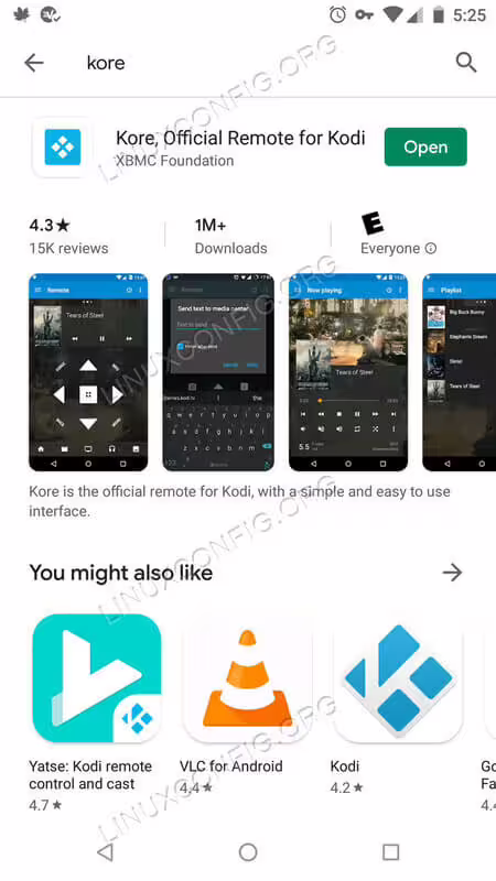 Kodi Kore Remote on Google Play