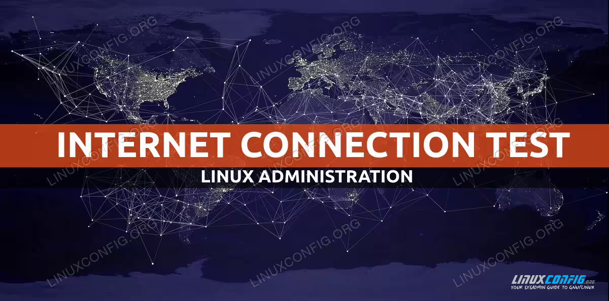 test Internet connection on Linux