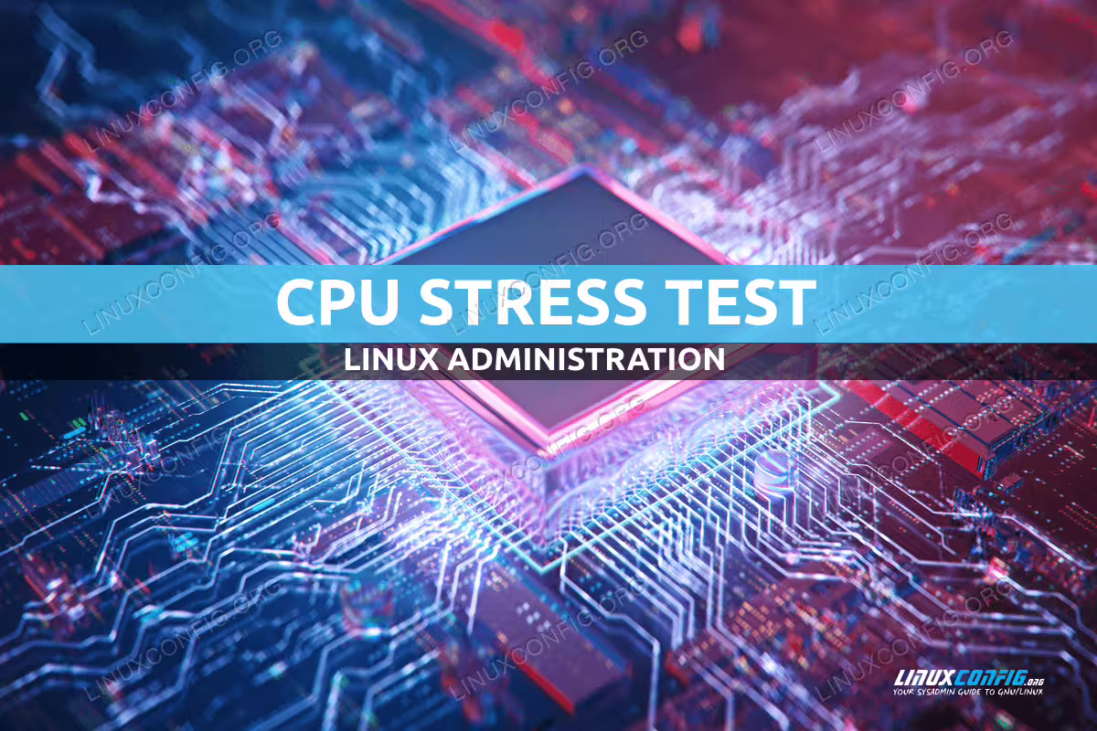 How to stress test your CPU on Linux