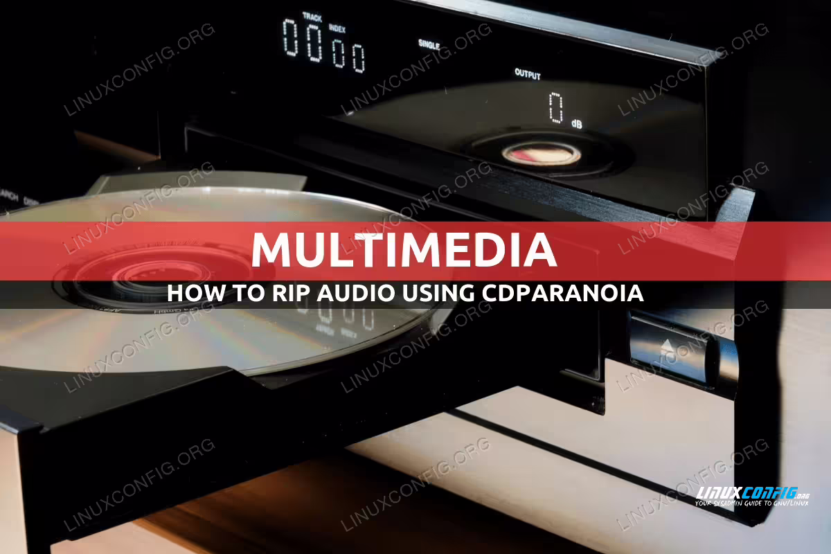 How to rip an audio CD from the command line using cdparanoia