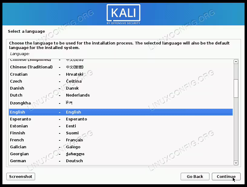 Select your language