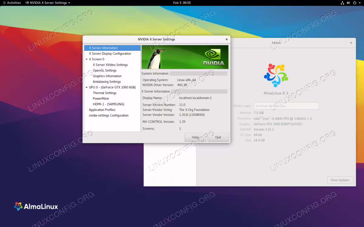 How to install the NVIDIA drivers on AlmaLinux 8