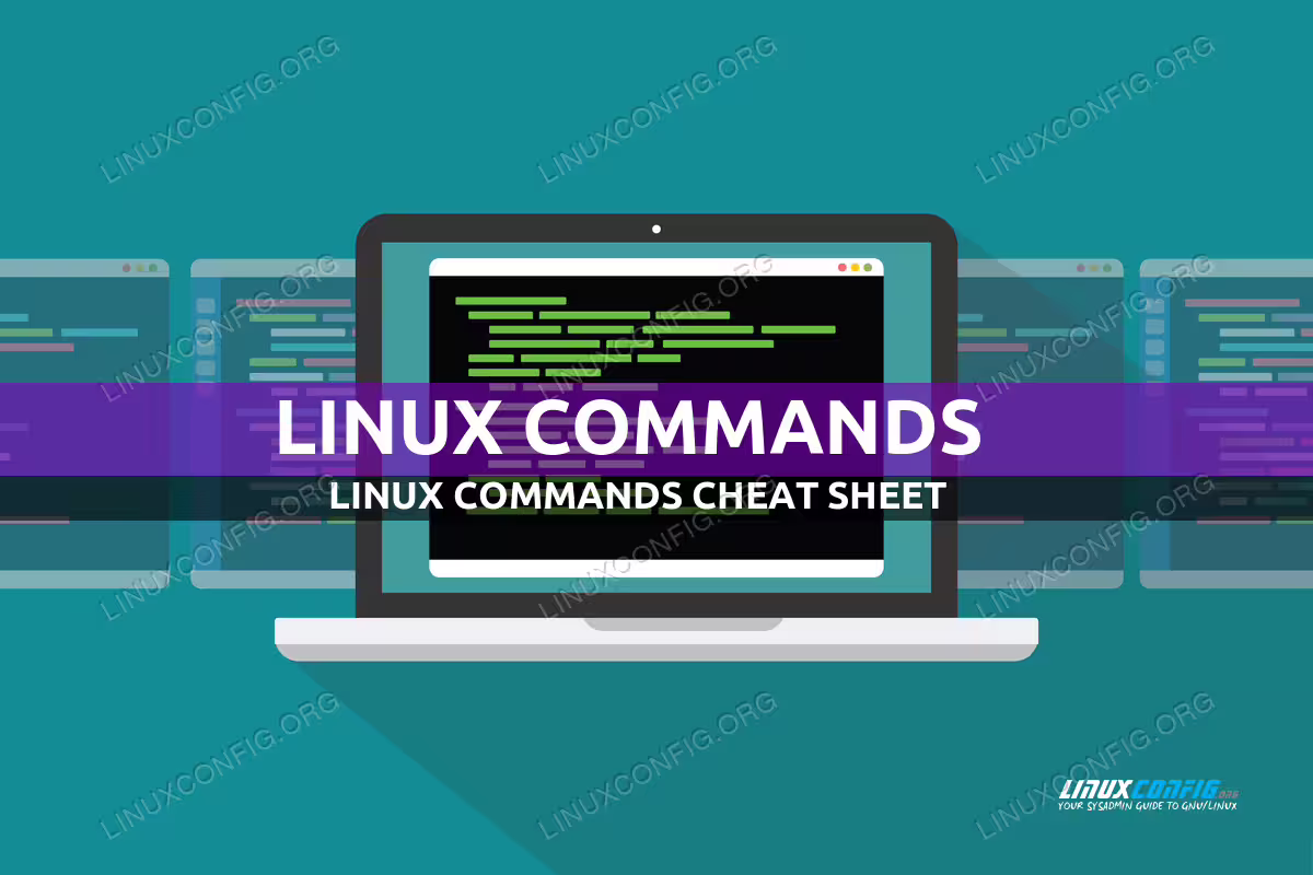 Linux commands cheat sheet