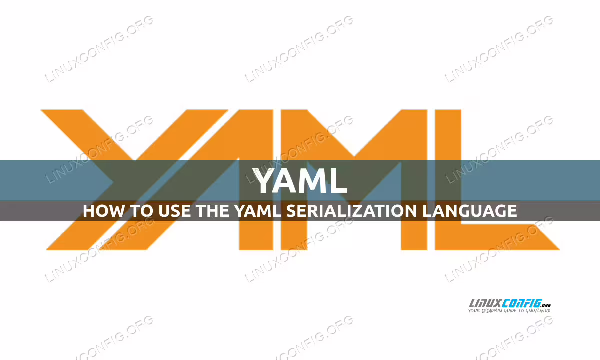 Introduction to YAML with Examples