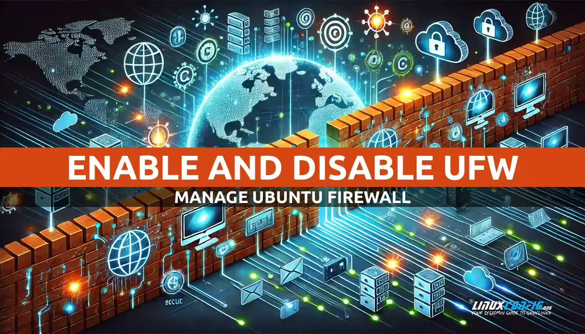 How to enable/disable firewall on Ubuntu Linux
