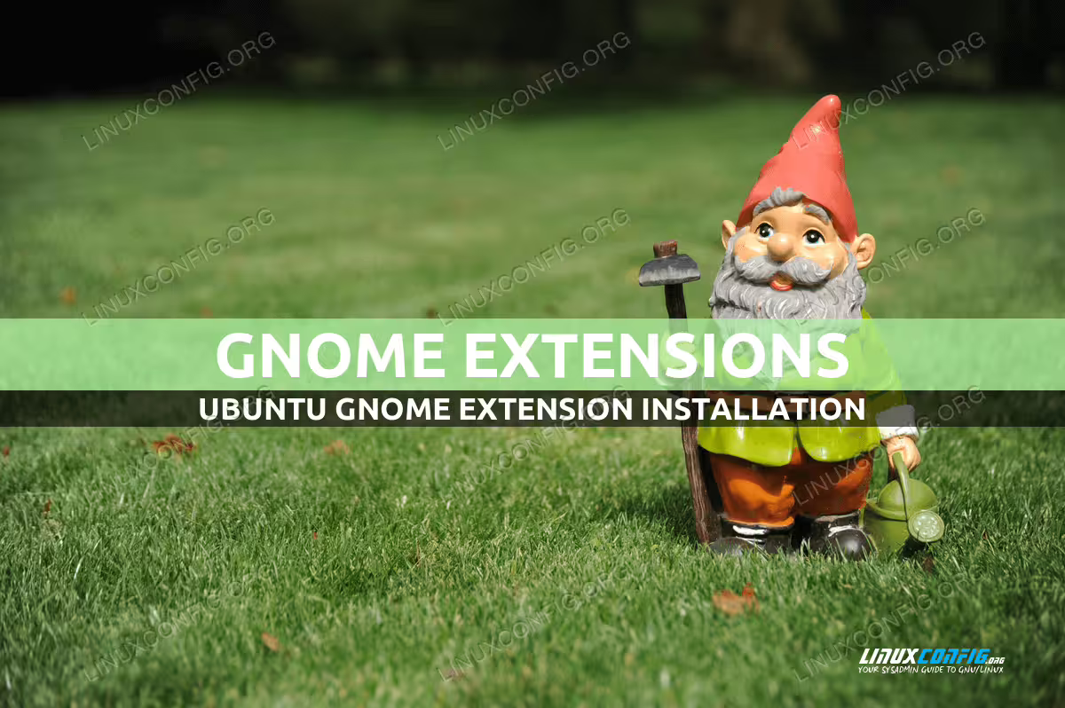 Gnome Shell Extensions on Ubuntu 22.04 Jammy Jellyfish Linux