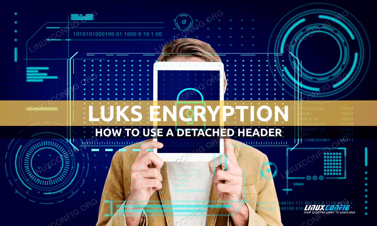 How to use LUKS with a detached header
