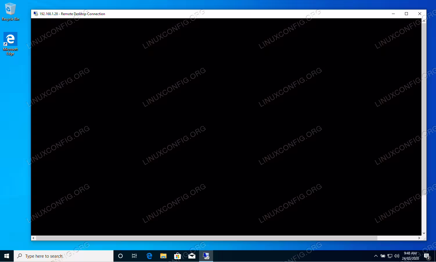 The black screen of death that sometimes occurs when using remote desktop from Windows 10 to Ubuntu 22.04