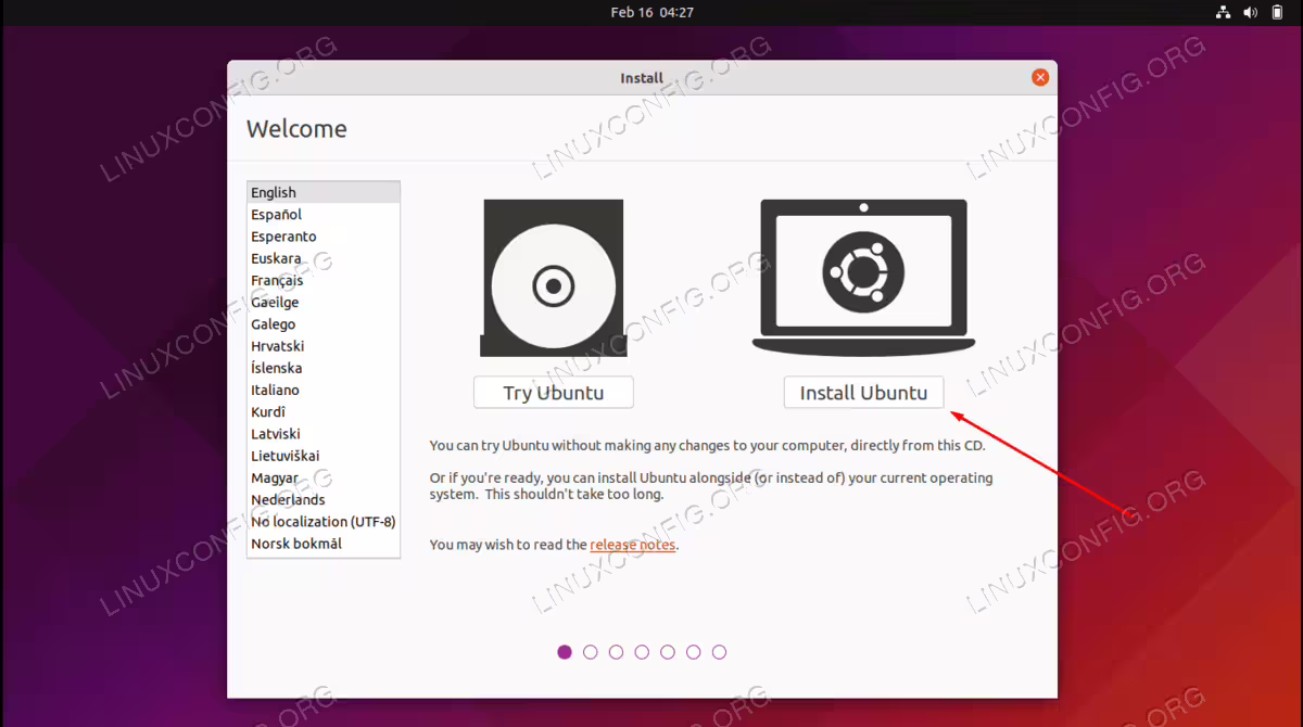 Install Ubuntu