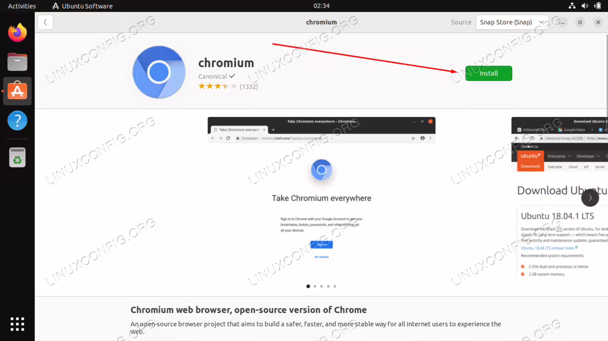 Install Chromium on Ubuntu 22.04
