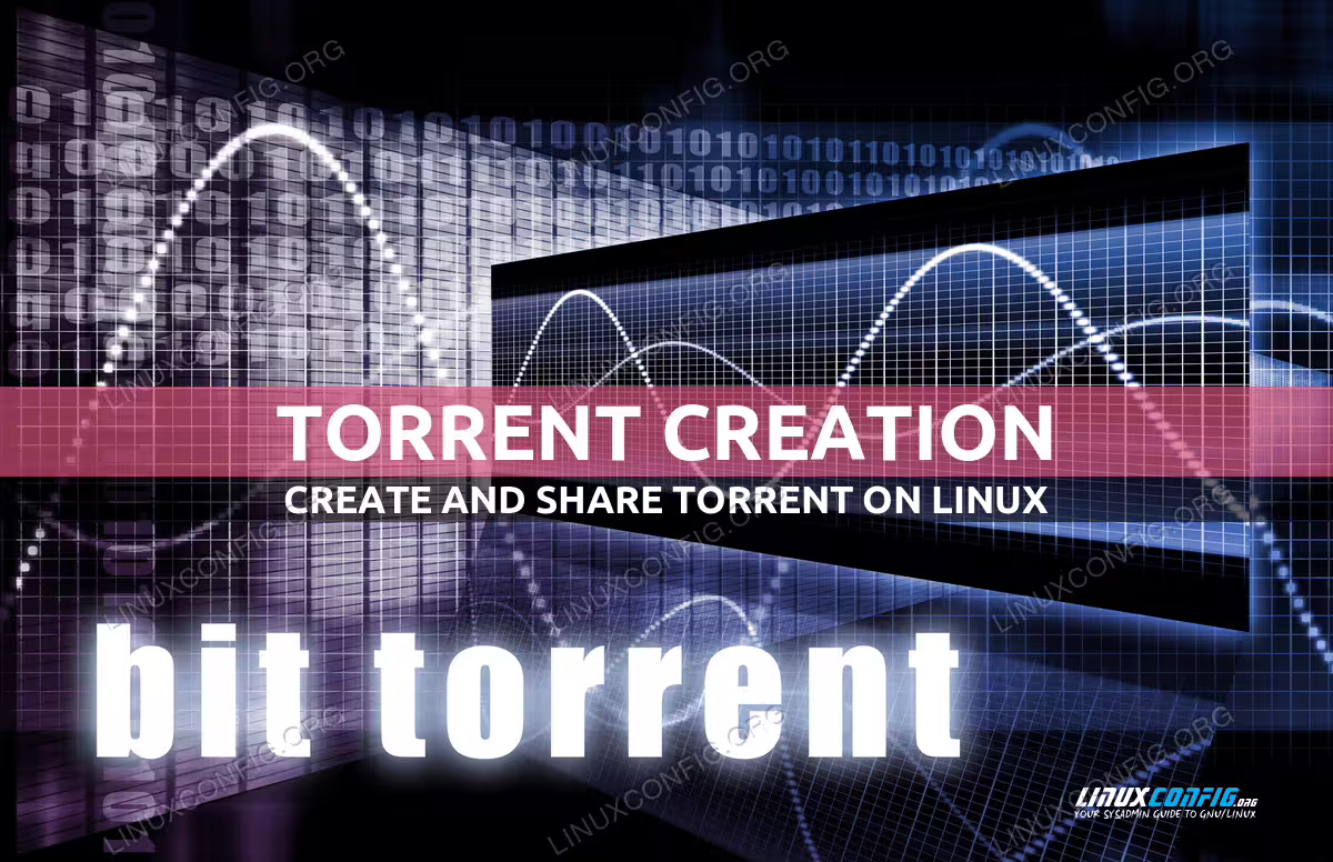 How to create and share torrent on Linux