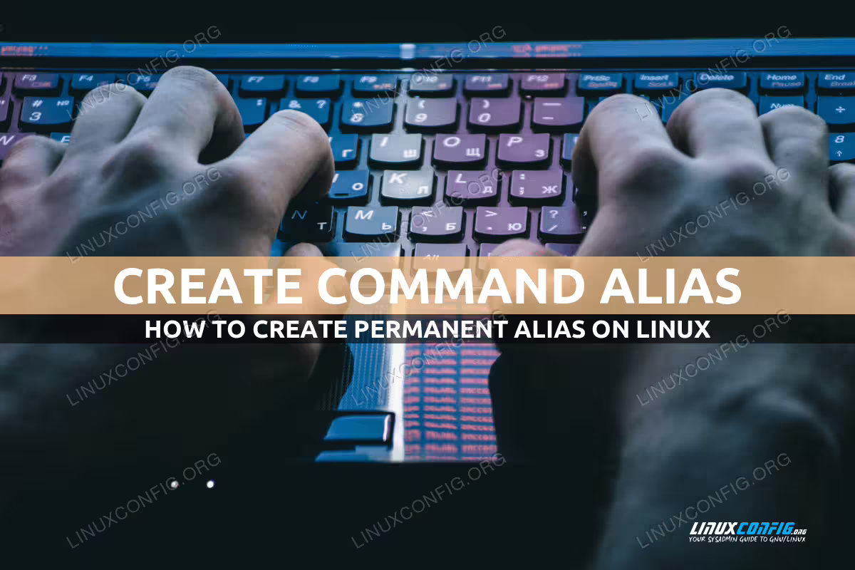 How to create permanent alias on Linux