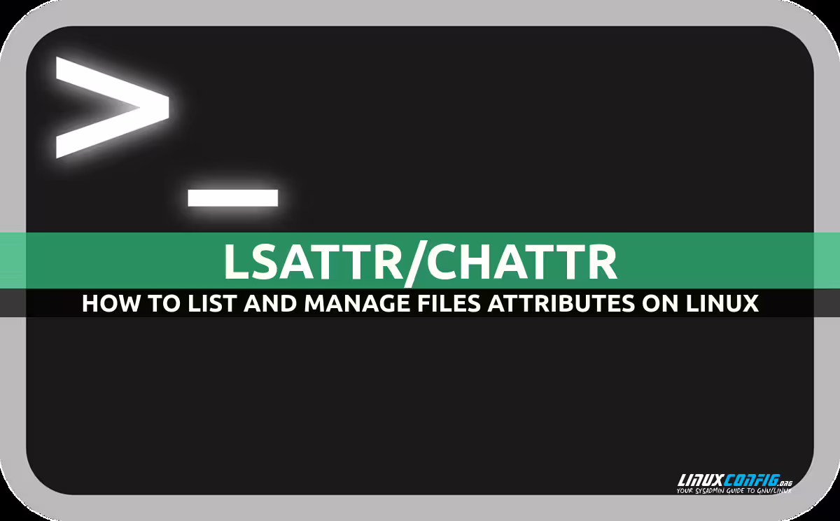 How to list and manage files attributes on Linux