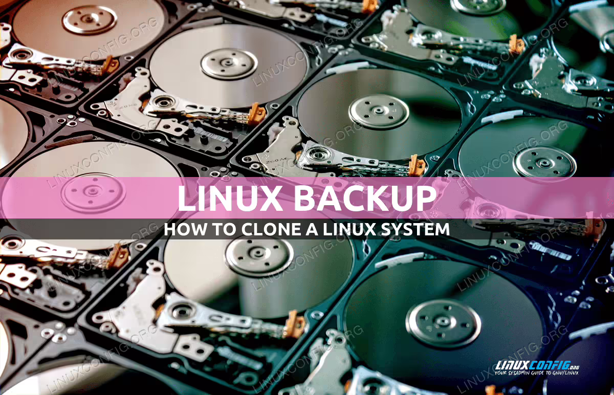 How to clone a Linux system
