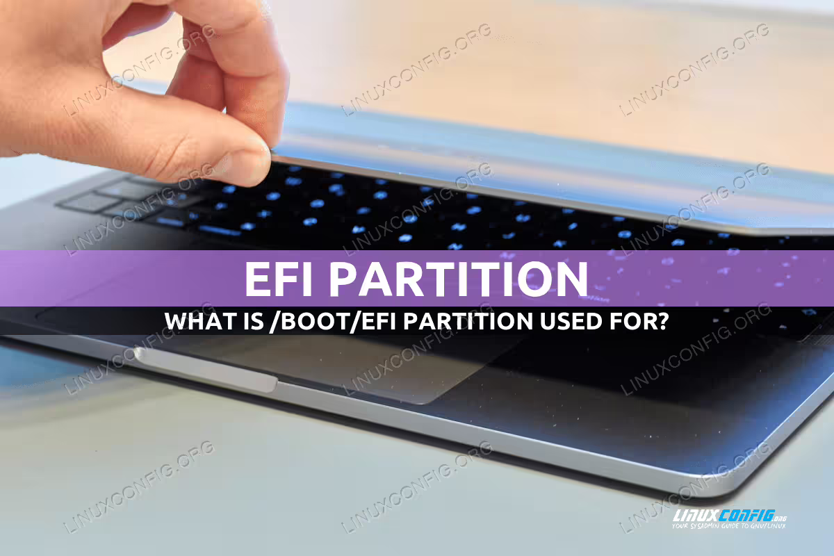 /boot/efi Linux partition: What is, usage recommendations