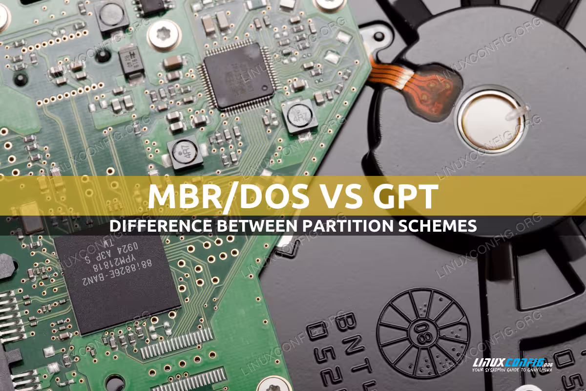 MBR/DOS vs GPT partition scheme for Linux