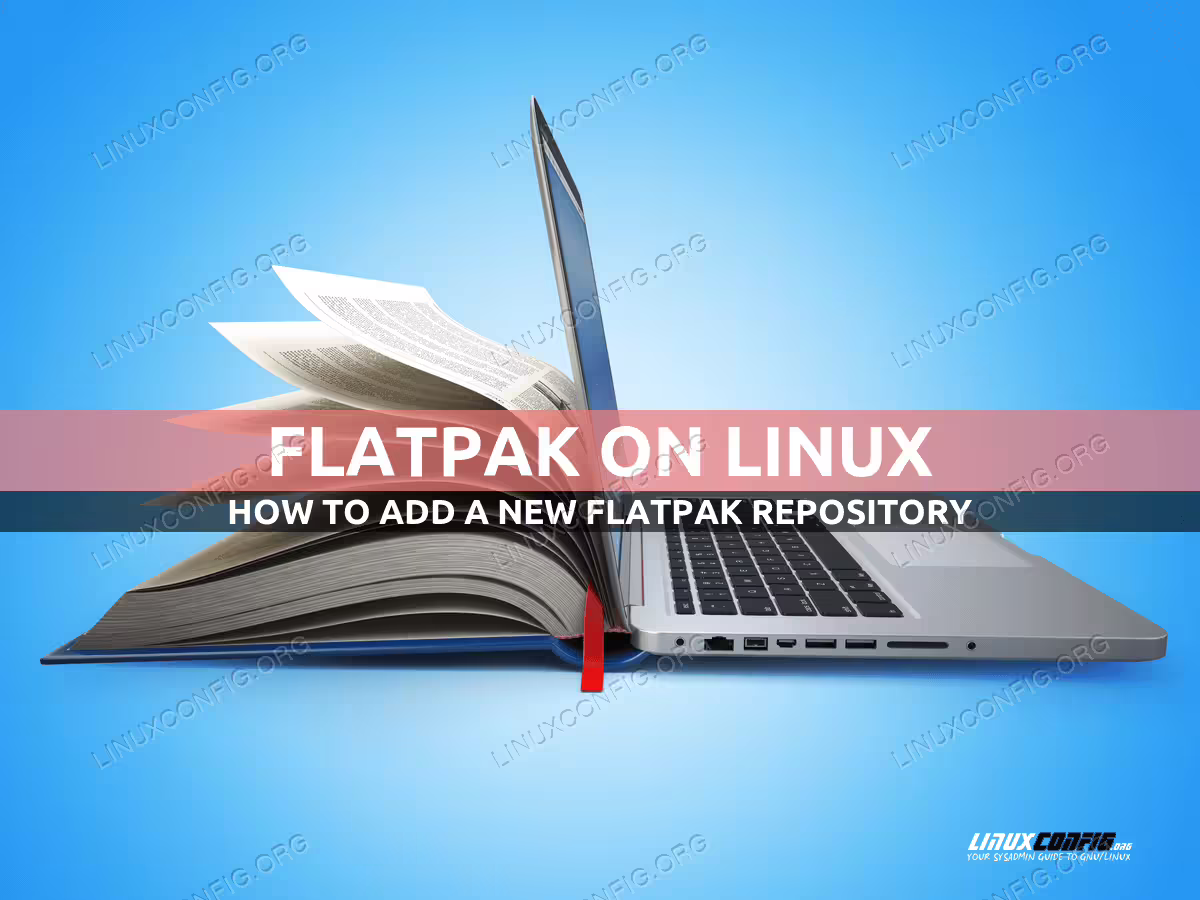 How to add repository using Flatpak