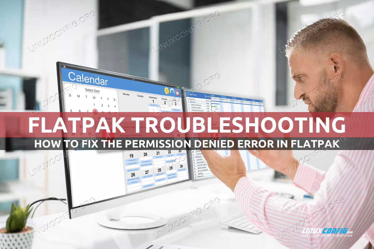 How to fix the Permission denied error in Flatpak