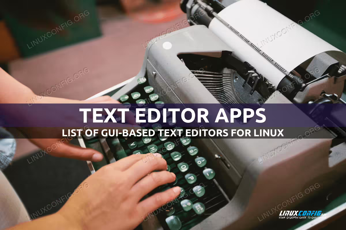 Linux GUI text editors