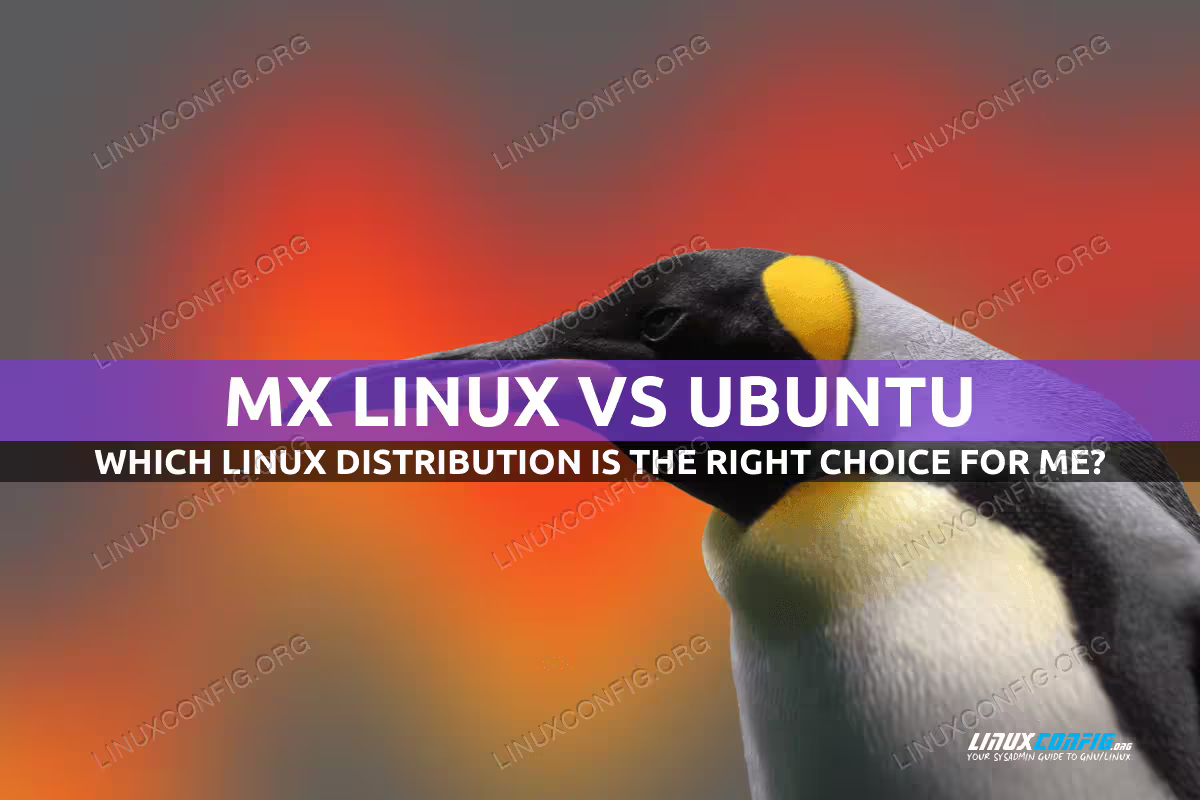 MX Linux vs Ubuntu