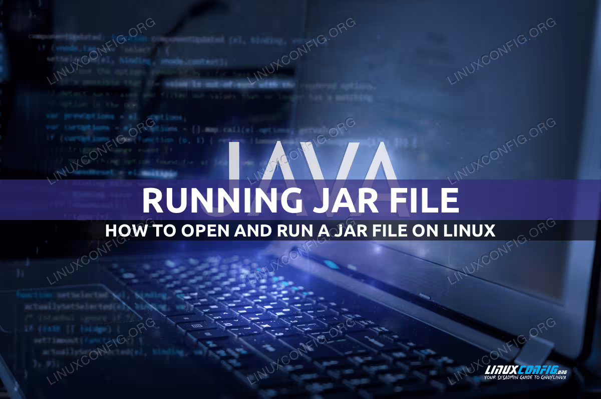 How to run JAR file on Linux