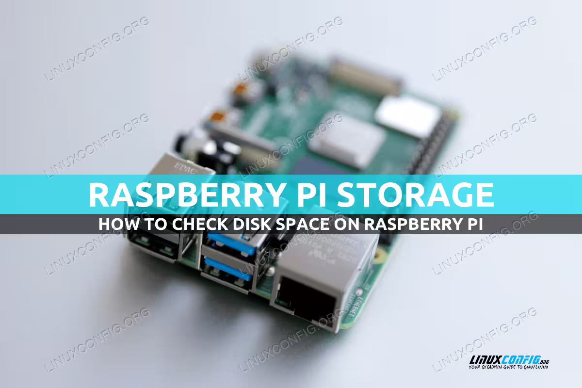 How to check disk space on Raspberry pi