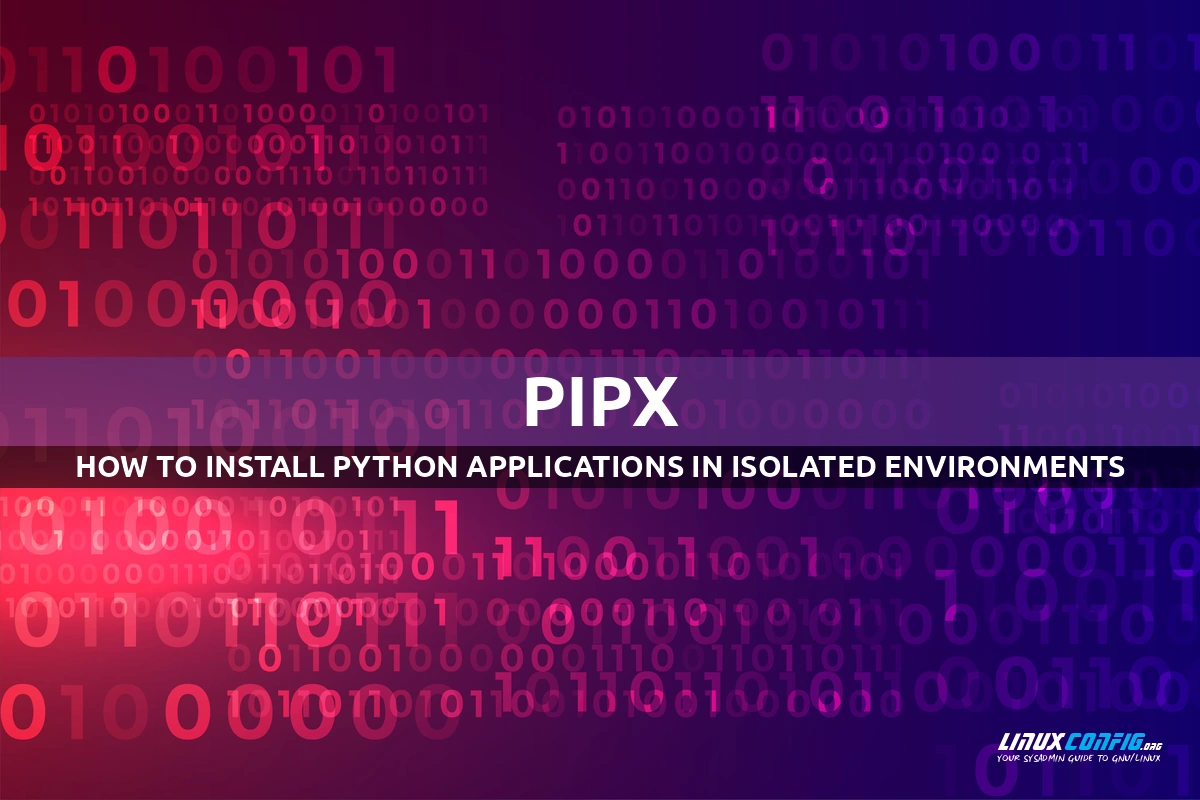 How to install python applications in isolated environments with pipx