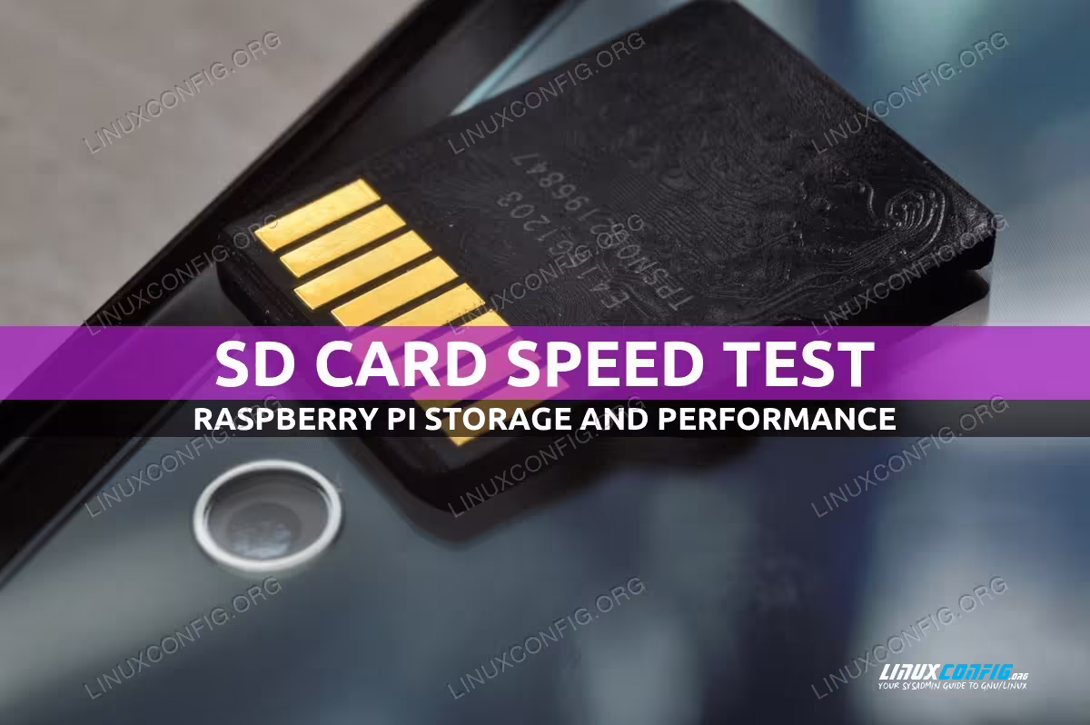 How to test SD card speed on Raspberry Pi