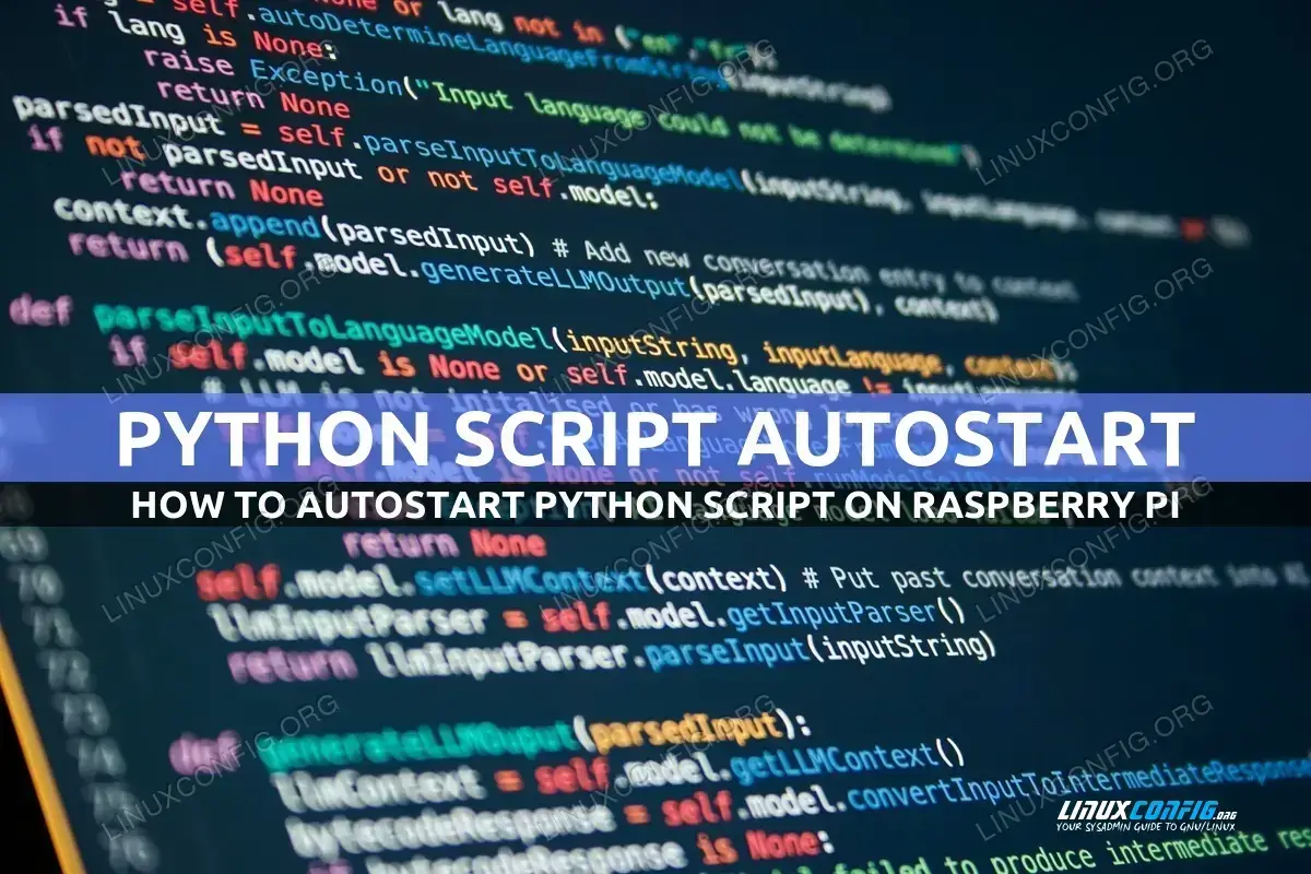 How to autostart Python script on Raspberry Pi
