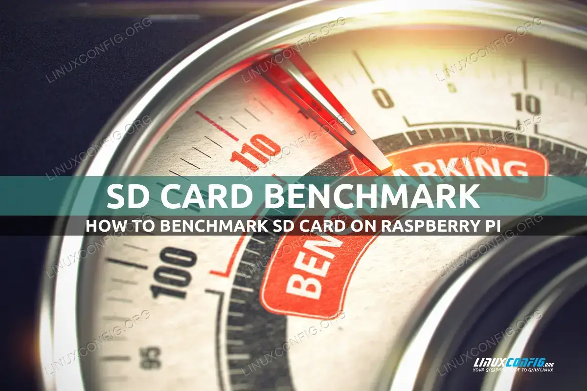 How to benchmark SD card on Raspberry Pi