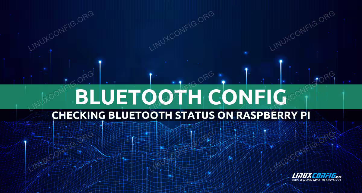 How to check Bluetooth status on Raspberry Pi
