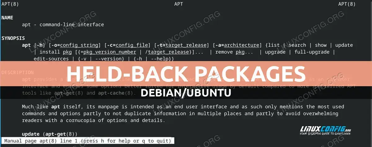 Forcing Installation of Held-Back Packages in Ubuntu/Debian