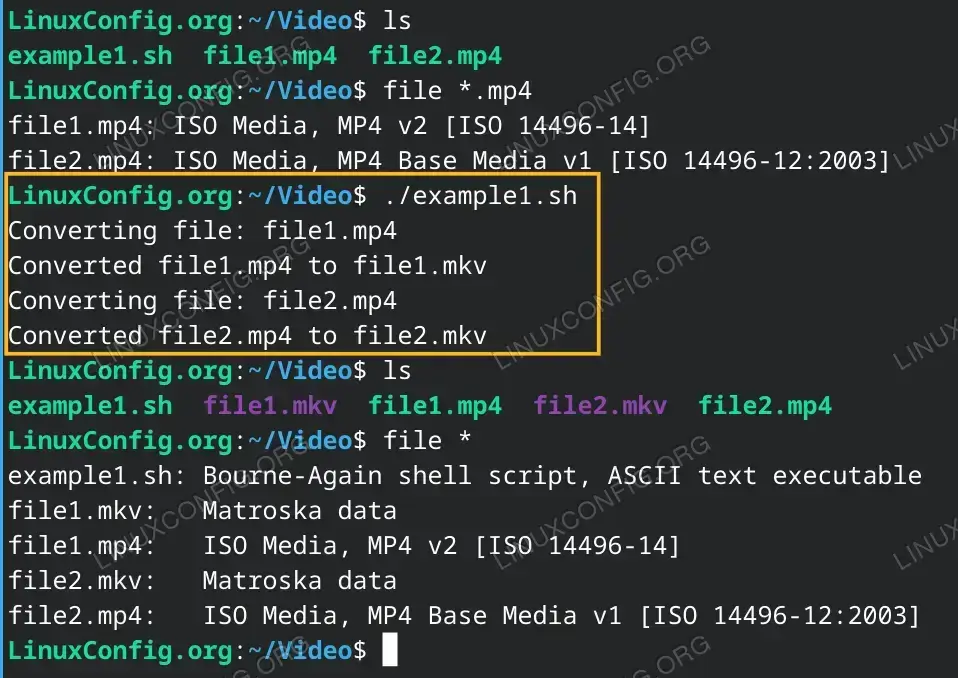 Converting Files Based on Extension