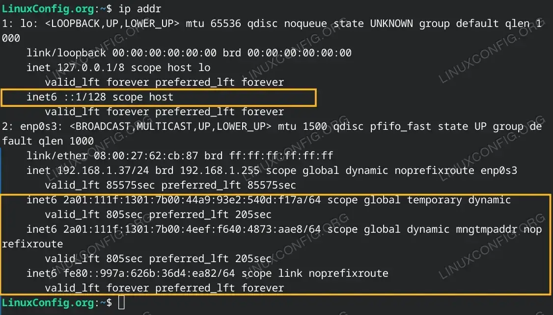 Checking if IPv6 is Enabled