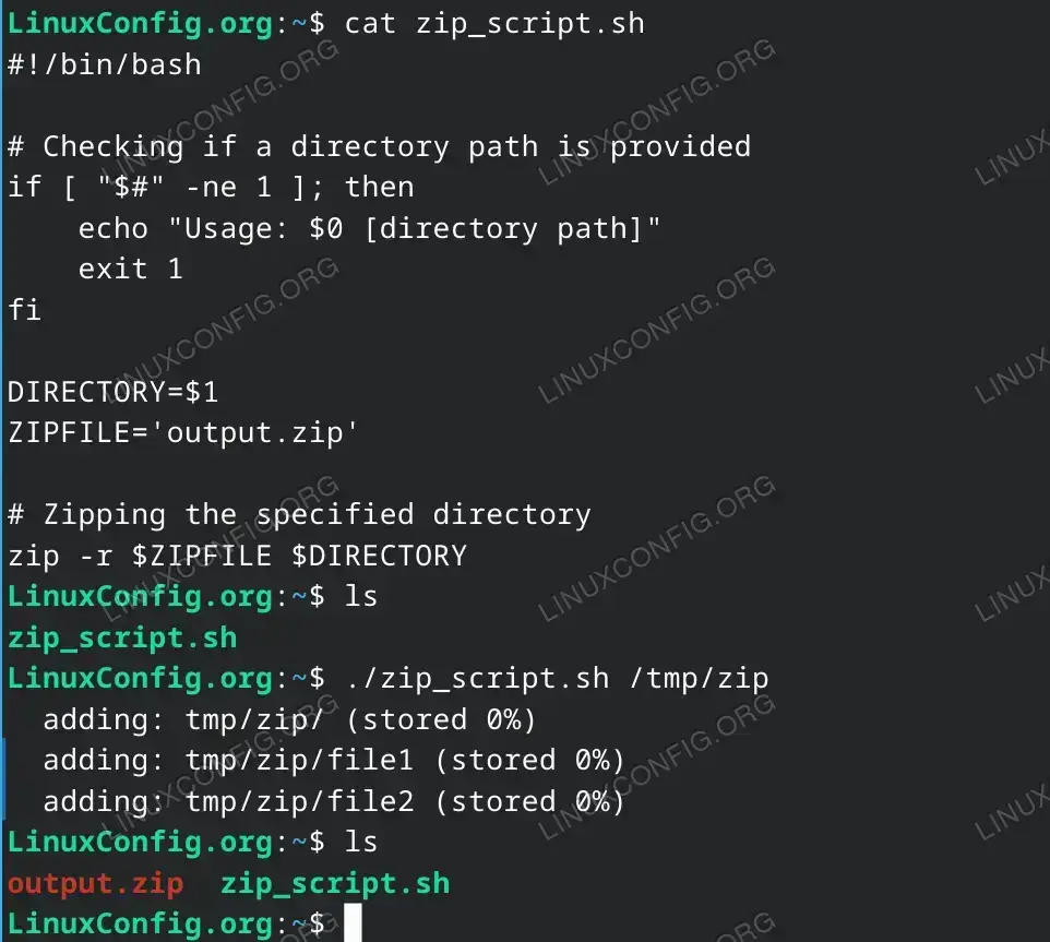 Script Accepting Directory Path as an Argument