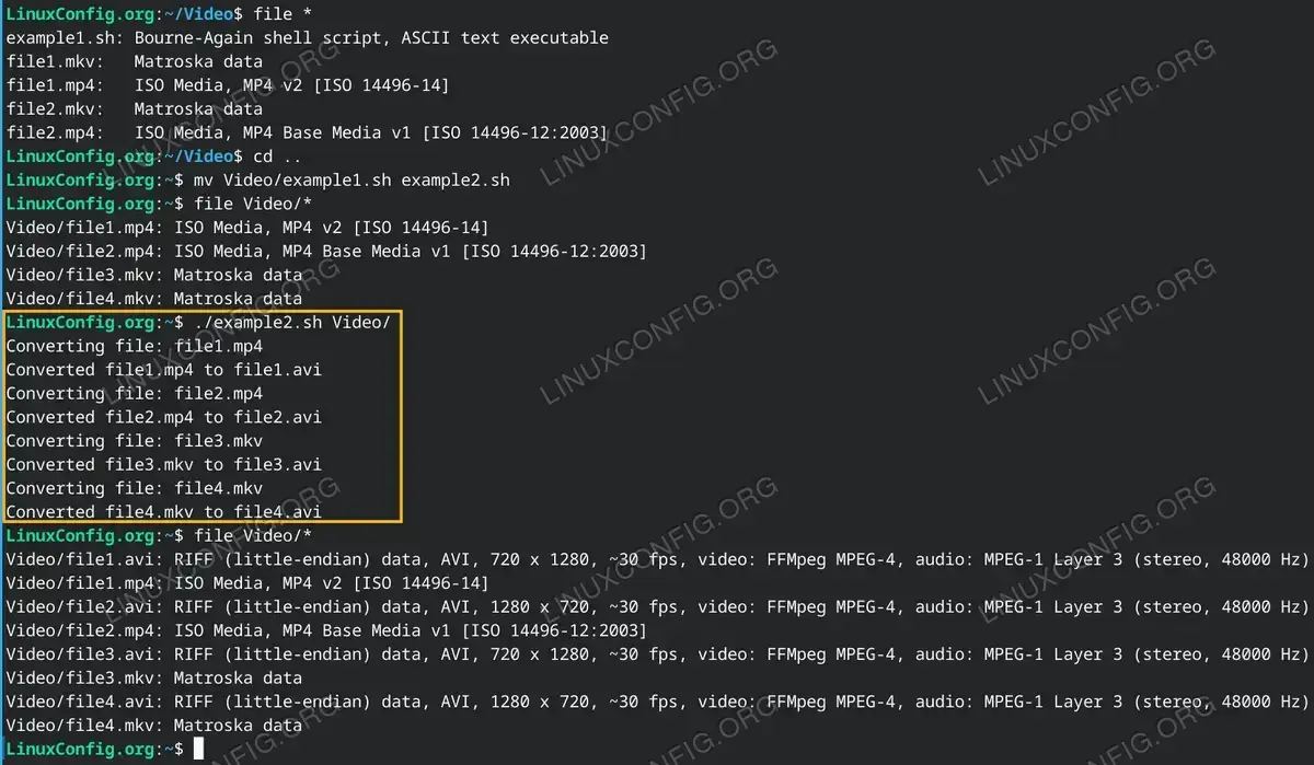 Converting All Files in a Specific Directory