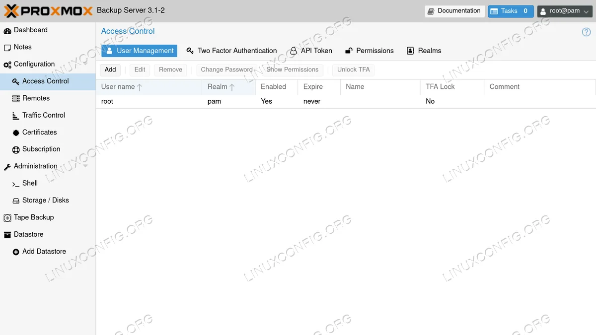 managing users and permissions