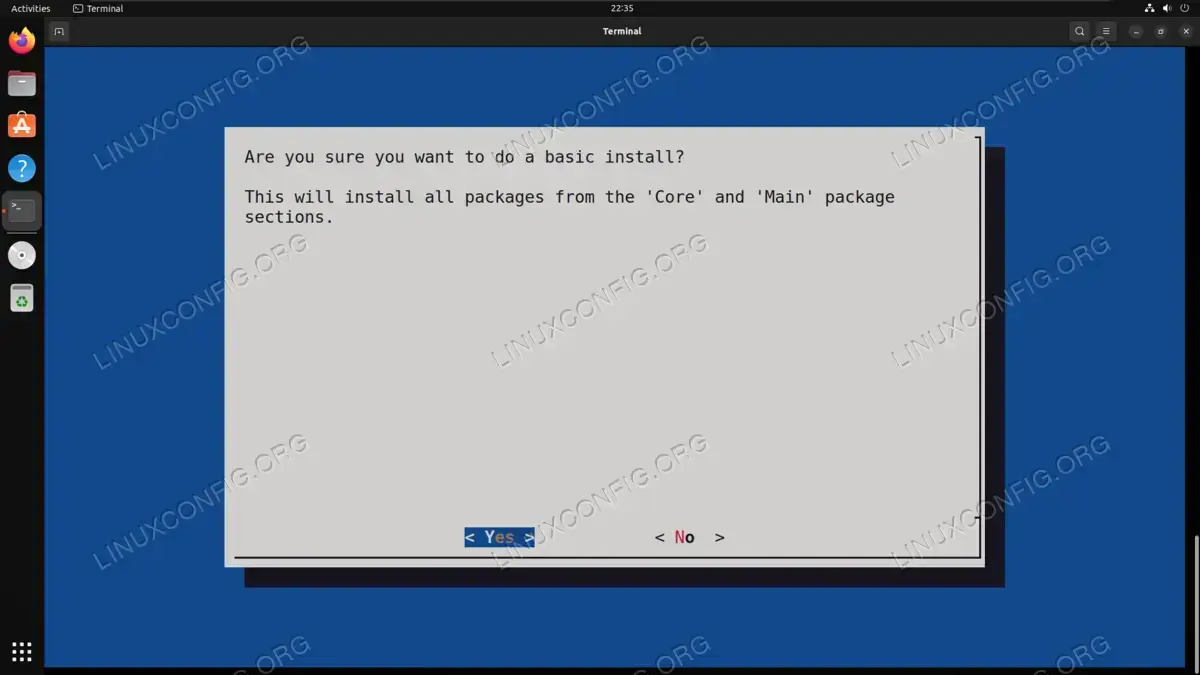 Proceeding with RetroPie installation