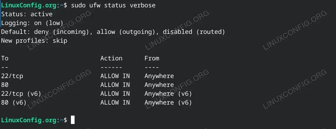 Testing Firewall Settings