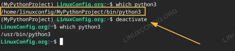 Deactivating the Virtual Environment